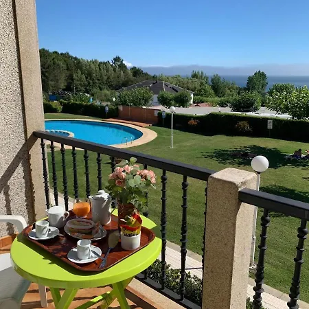 Playa De Montalvo Con Piscina Appartement Sanxenxo